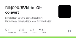 [Release] SVN-to-Git-convert