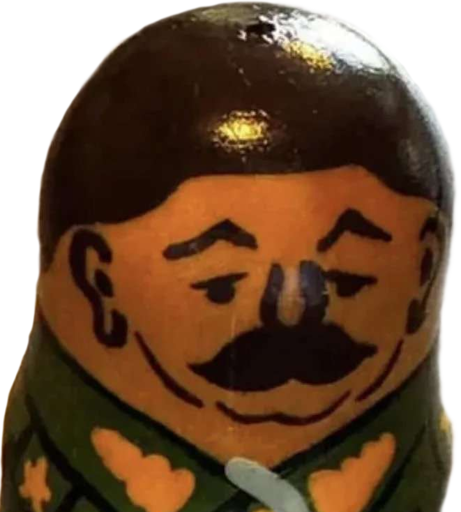 A Stalin matryoshka doll that a child carries around and only refers to as "The Man"