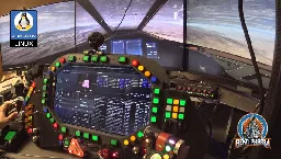 Demo Flight Of Nova with Headtracker and HOTAS (on Linux PC) - crash landing my spaceship again