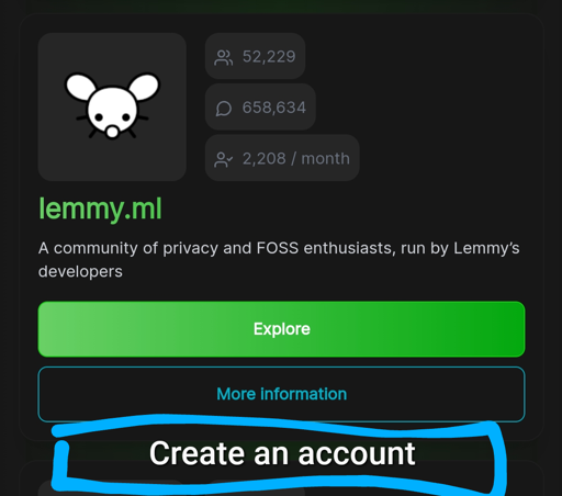 Add "Create an account" button on join-lemmy server picker page