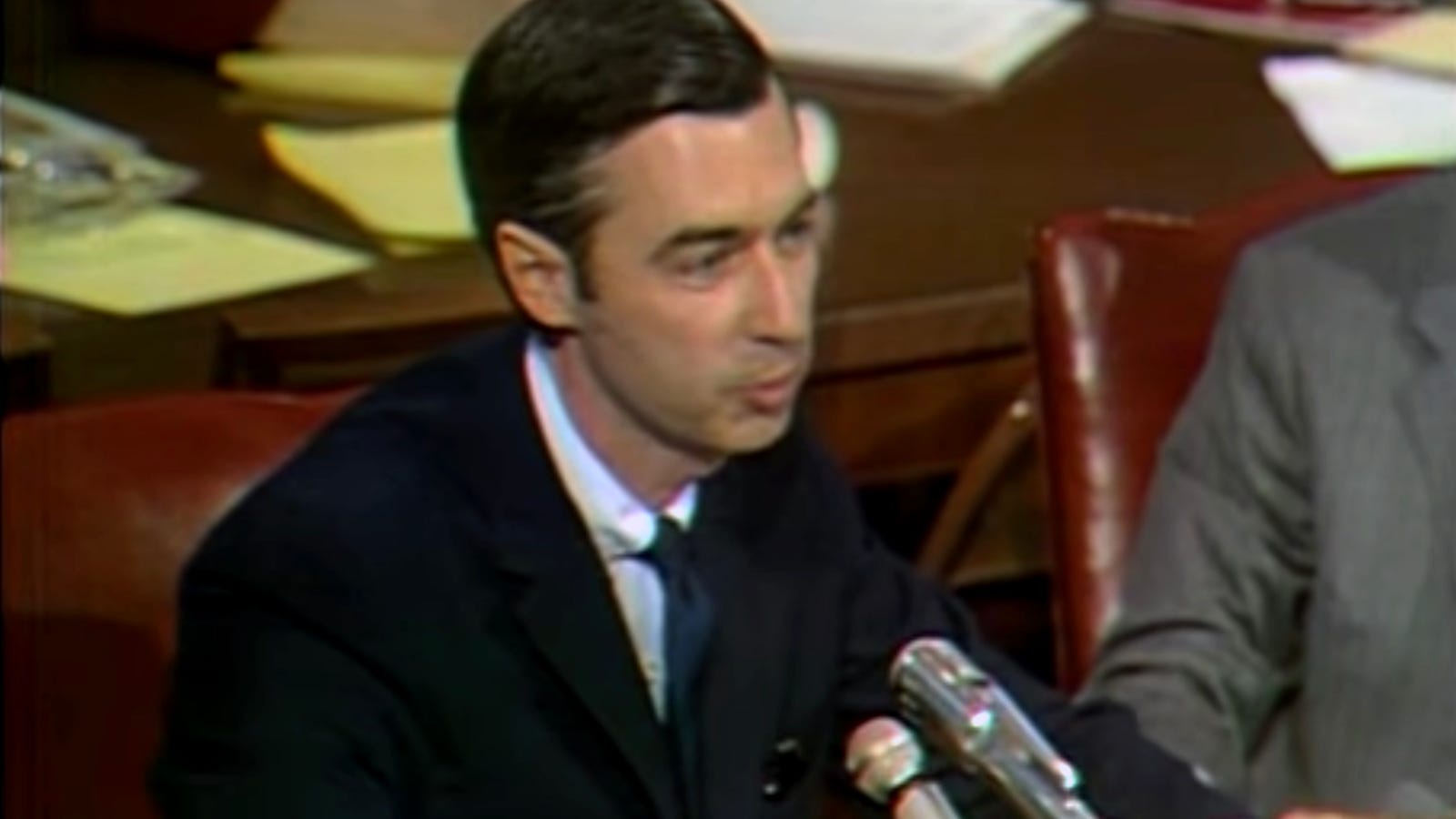 Mr Rogers testifying before congress