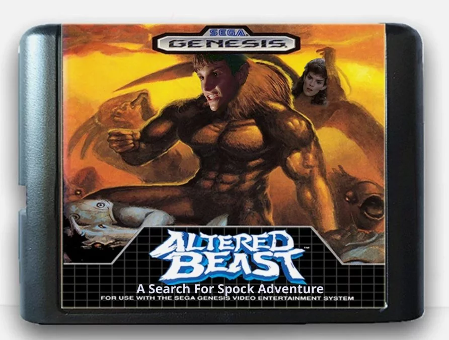 Altered Beast: A Search for Spock Adventure cartridge
