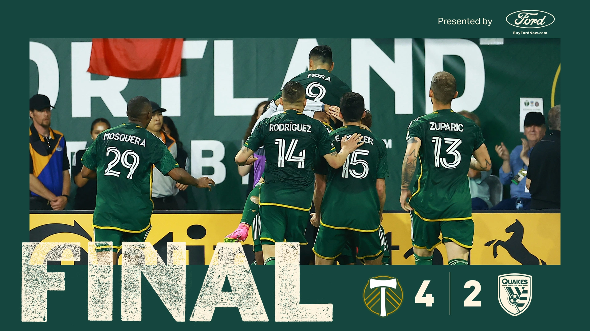 Timbers rally back against San Jose to snap 9-game winless streak