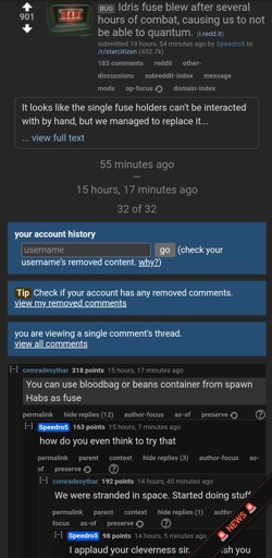 Screenshot of Reddit comment thread. See link in description.