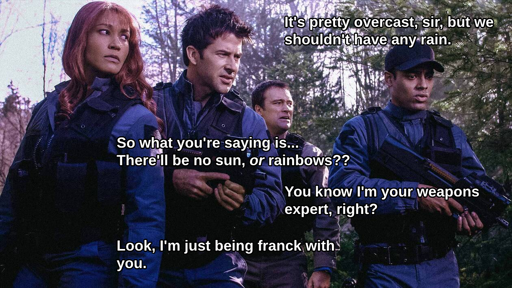 Rainbow Sun Francks is the name, and don't you forget it.
