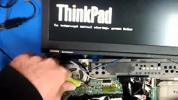 Security Expert Defeats Lenovo Laptop BIOS Password With a Screwdriver