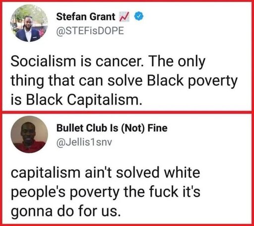 Capitalism only helps those with capital