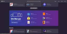 There is now an 'on the go' section in Flathub to promote mobile apps