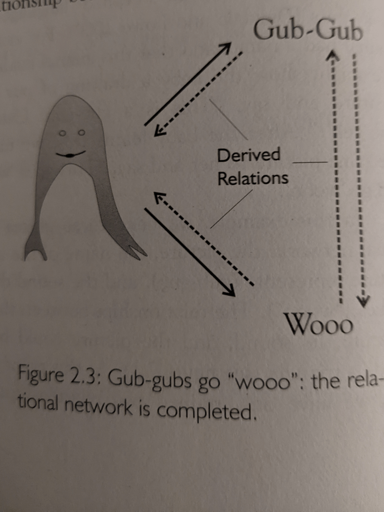 Figure 2.3: Gub-gubs go "wooo": the relational network is completed.