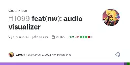 feat(mv): audio visualizer by GeopJr · Pull Request #1099 · GeopJr/Tuba