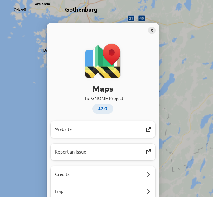 Maps and GNOME 47