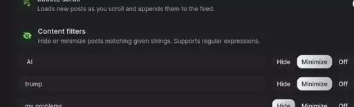 [Feature] keyword filters
