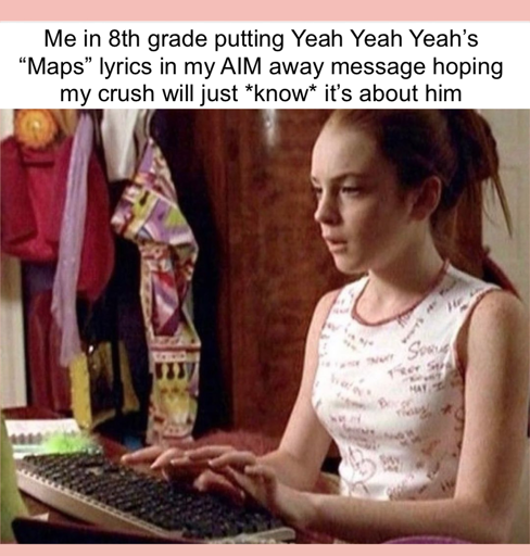 logging back in for my name to pop-up