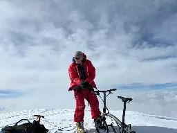 60-year-old man sets record for highest ever bike ride, on a Brompton