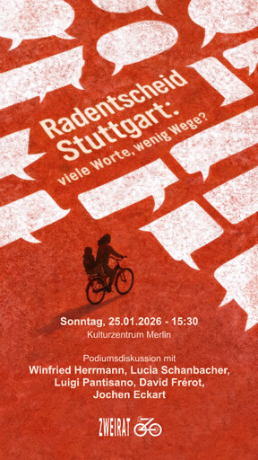 Werbeplakat zur Podiumsdiskussion 