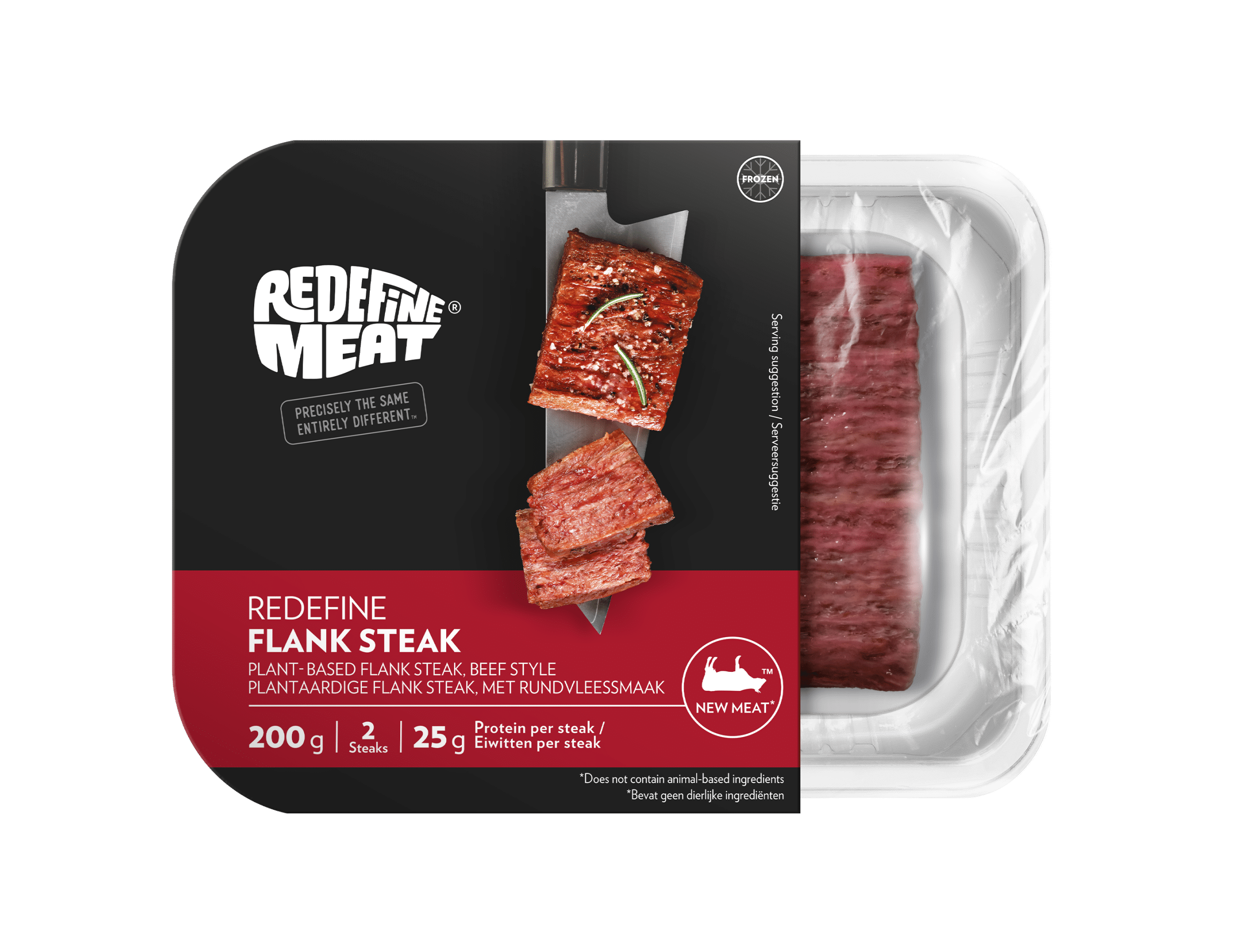 Redefine "Flank Steak" in schwarzer Packung