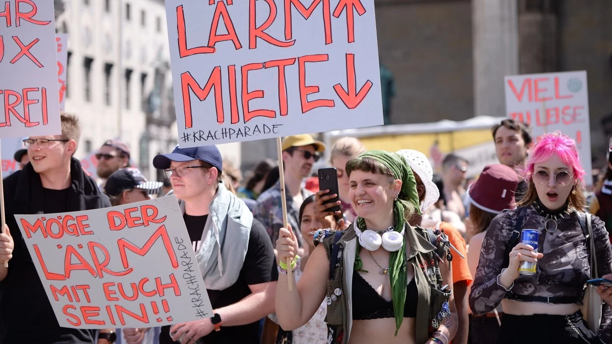 Krachparade zieht durch München: Demo für mehr Lärm und geringere Mieten