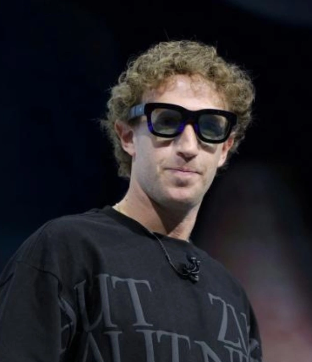 Zuckerberg with Meta Glasses