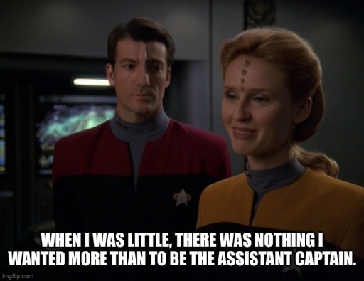 When I was little, there was nothing I wanted more than to be the Assistant Captain.