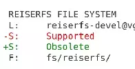 ReiserFS Officially Declared "Obsolete"