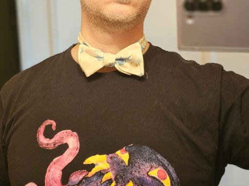 guy wearing a bowtie