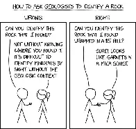 xkcd #3068: Rock Identification