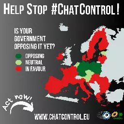 Hilf jetzt mit die Chatkontrolle zu stoppen!