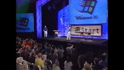Windows 95 Launch Video Reminds Us How 90s the 90’s Were – TimeMachiner