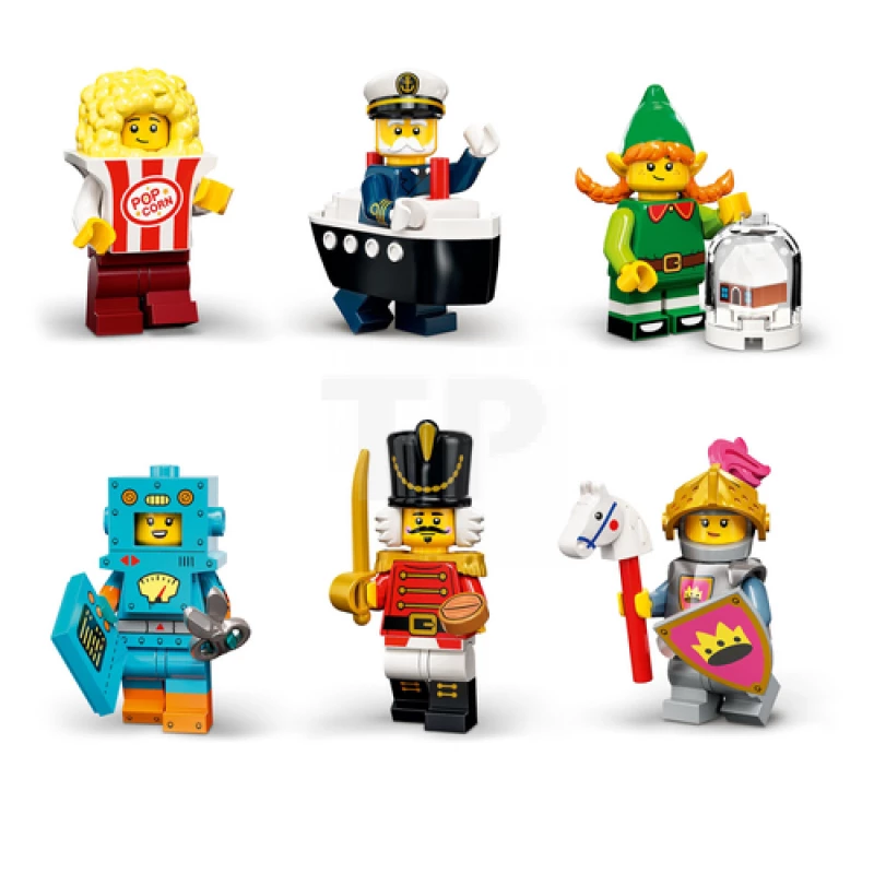 sad joke about 6 Lego Minifigures