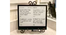 MomBoard: E-ink display for a parent with amnesia