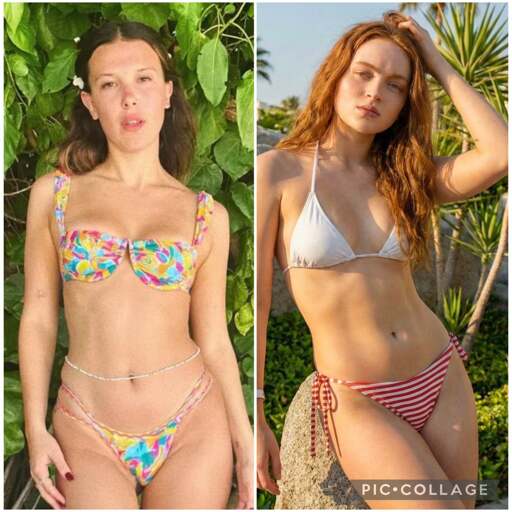 If you had to choose, whose panties would you like to sniff more after she’s been sunbathing for a long time and things are messy and fragrant down there? Millie’s or Sadie’s?