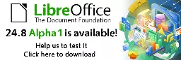 LibreOffice 24.8 Alpha1 is available for testing - LibreOffice QA Blog